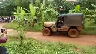 Amazing Motor Car Race through mud roads in Kerala.Vid 12