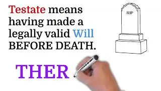 Testator vs Testatrix // Testate DEFINITION / Testator / Testatrix // MEANING & PRONUNCIATION