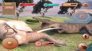 Crocodile Simulator Game 2022, Beach Missions IOS Game