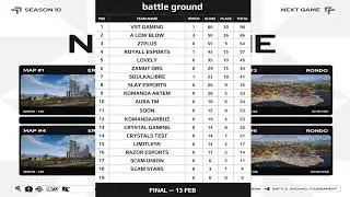 Смотрим и комментируем FINAL STAGE  NEXT GAME  by BATTLE GROUND S10 |Casted by Maalooiy|  .