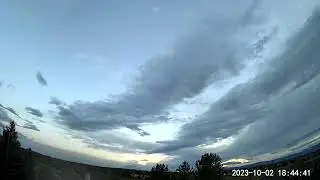 Through the storm to sunset. From Stratton Ridge in Highlands Ranch, Colorado