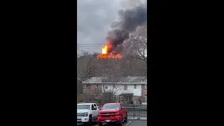 Old Doane Stuart building fire courtesy Jeremy Benassi