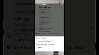 standard youtube license Vs creative commons license