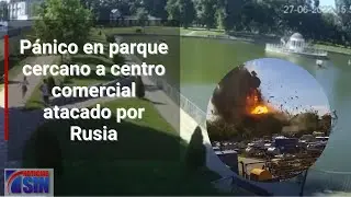 P&aacute;nico en parque cercano a centro comercial atacado por Rusia