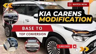 Kia carens base model modification |kia carens 2023 modified