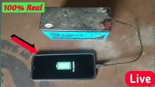 12V Battery Se Mobile Charge Kaise Kare 🔋 | Mobile Charging with 12V Battery
