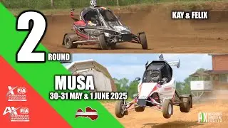 Kay Braun & Felix Buddelmeyer | MUSA RACELAND 2025 | FIA EUROPEAN AUTOCROSS & CROSSCAR CHAMPIONSHIP