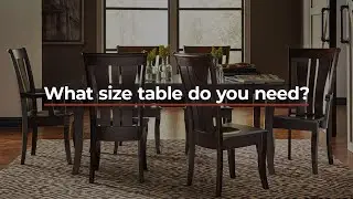 Amish Outlet Store - Table Size Guide