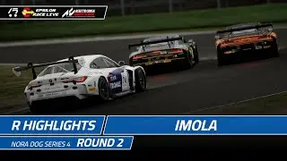 R HIGHLIGHTS | #NORADOG_S4 | ROUND 2 | IMOLA | NORA DOG SERIES 4 | ASSETTO CORSA COMPETIZIONE