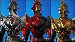 Fortnite, Enlightened Eternal Shield (All Styles, Side by Side Comparison) Max Level
