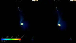 ANSYS Fluent - 6 DOF Solver - Potato Chip Separator - Compressible vs. Incompressible Flow