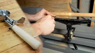 Making Handle For Ice Cream Scoop / Testing The Lathe