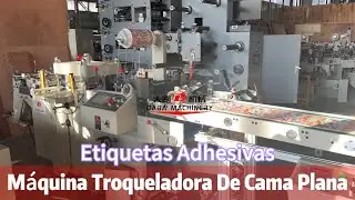 DABA M&aacute;quina troqueladora plana para etiquetas en molde