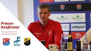 Pressekonferenz nach dem Heimspiel gegen DJK Vilzing
