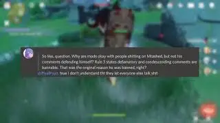 Discord mods are SCUM - Mtashed response | Genshin Impact (Reupload from Aria Rose/PixelPoyo)