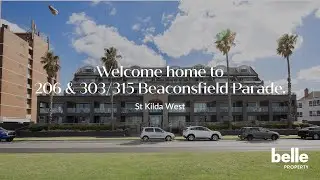 Belle Property Presents 206 & 303/315 Beaconsfield Parade, St Kilda West.