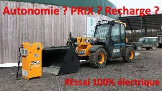 ESSAI du télescopique ELECTRIQUE JCB 525-60E - TEST DRIVE