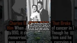 Charles Bronson &mdash; Grief That Broke Him #facts #history #new #memes #hollywood  #movie #funny