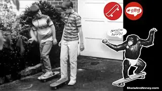 1960's Gleem Commercial with Skateboarding: Skate and Annoy