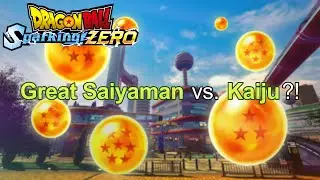 DRAGON BALL: Sparking! ZERO | Bonus Battles  - 4K60FPS | Great Saiyaman Vs. Kaiju?!