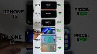 iQOO Neo 10 vs Poco F7 vs iPhone 15 vs iPhone 16 vs S25+ vs S25 FE &mdash; BGMI Speed Test 😱⚡ Who Wins?