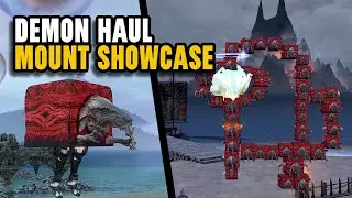 FFXIV - Demon Haul Mount Showcase | Forked Tower: Blood