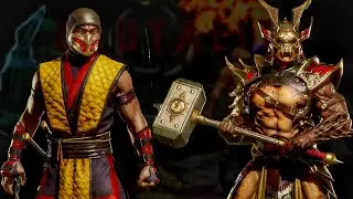 Deathly Sting Scorpion Vs Magic Might Shao Kahn | Very Hard | Mortal Kombat 11