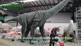 Giant Animatronic Dinosaur with Long Neck | Diamantinasaurus for Theme Park