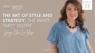 The Art of Style and Strategy: The White Party Outfit with Sonya