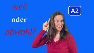 A2 B1 weil oder obwohl? Deutsch lernen learn German