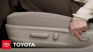 2007&ndash;2009 Camry: регулировка передних сидений (XLE) | Toyota