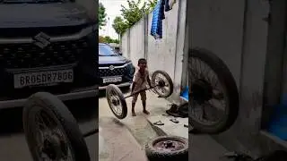 Mini Toching King home made Start 🚜 #tractor #minivlog #minitractor #tractorvideo #tractorstunt
