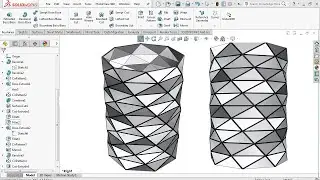 Surface Example - Patterned Pot - SolidWorks