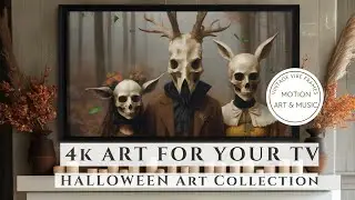 Forest of Shadows | Haunting Motion Art with Music for Your TV | 4K| 2-Hours Halloween Atmosphere