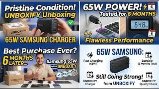 Samsung 65 watt pd charger unboxing video from unboxify