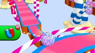Candy Ball Run Level 129-131 Speedrun Gameplay 🔥🔥🔥🔥