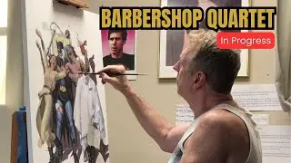 Painting the Superhero Barbershop Quartet &ndash; Adding the Details