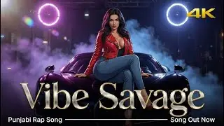 VIBE SAVAGE 🔥 Trending Song| Punjabi Rap Song 2026 | Animated Official Music Video