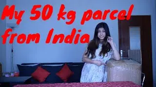 Opening my parcel from India! + Bloopers (at the end)