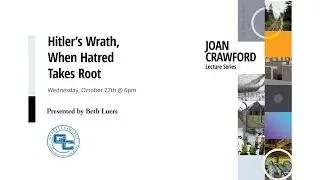 Hitler's Wrath presented by Beth Luers