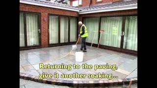 Jointing a residential patio with Gftk 815+ resin mortar