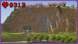 Landscaping my Japanese Project (Minecraft Hardcore)
