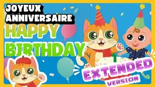 ♫ French Songs for kids | Joyeux anniversaire | Happy Birthday |  Lulu Learns French ♫