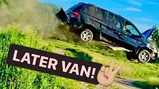 CARAVAN CRASH JUMP! 2nd TIME!