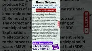 UGC NET Home Science I Net Qualified Faculty I Online Class Available #homescience #shorts #ugcnet