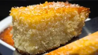 Very Delicious and Tender Basbousa &ndash; Semolina Cake