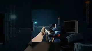 (Unreal Engine) Low Poly Assault Rifle - Reload Animation #shorts