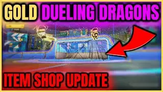 ROCKET LEAGUE ITEM SHOP - *GOLD* Dueling Dragons Black Market - 7.8.23