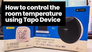 Как регулировать температуру в помещении с помощью устройства Tapo. #hoobasics #tapo #tplinktapo
