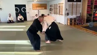 Aikido: The X-Pattern Forward Roll in Action